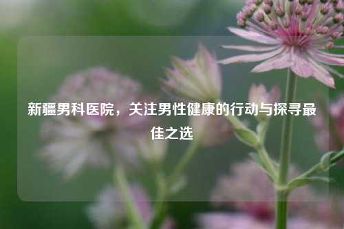 新疆男科医院，关注男性健康的行动与探寻最佳之选