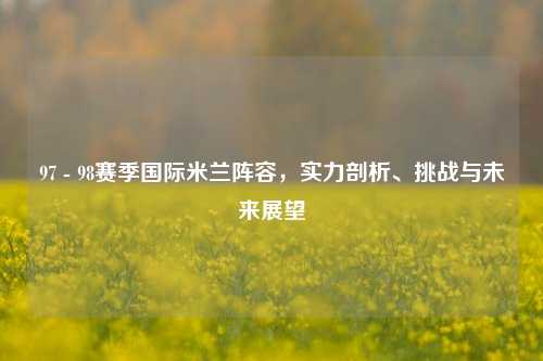 97 - 98赛季国际米兰阵容，实力剖析、挑战与未来展望