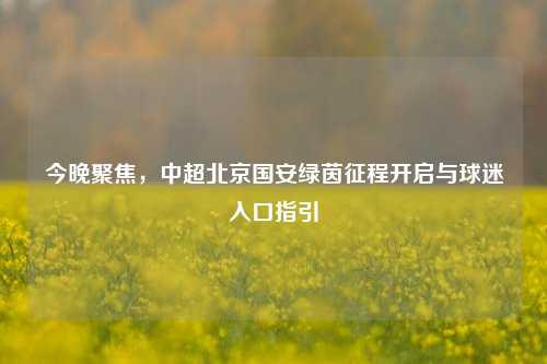 今晚聚焦，中超北京国安绿茵征程开启与球迷入口指引