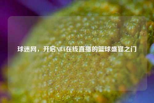球迷网，开启NBA在线直播的篮球盛宴之门