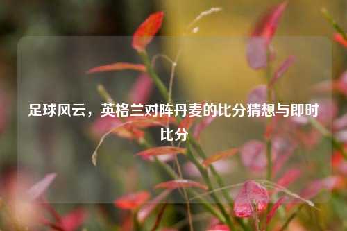 足球风云，英格兰对阵丹麦的比分猜想与即时比分