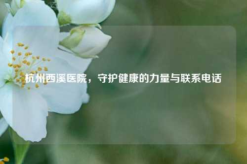 杭州西溪医院，守护健康的力量与联系电话