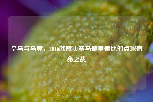 皇马与马竞，2016欧冠决赛马德里德比的点球宿命之战