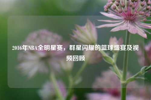 2016年NBA全明星赛，群星闪耀的篮球盛宴及视频回顾