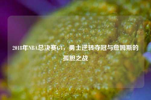 2018年NBA总决赛G4，勇士逆转夺冠与詹姆斯的孤胆之战