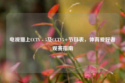 电视猫上CCTV - 5及CCTV5+节目表，体育爱好者观赛指南