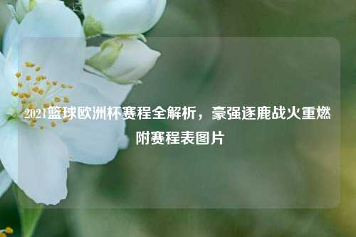2021篮球欧洲杯赛程全解析，豪强逐鹿战火重燃 附赛程表图片