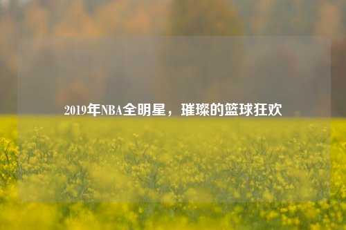 2019年NBA全明星，璀璨的篮球狂欢