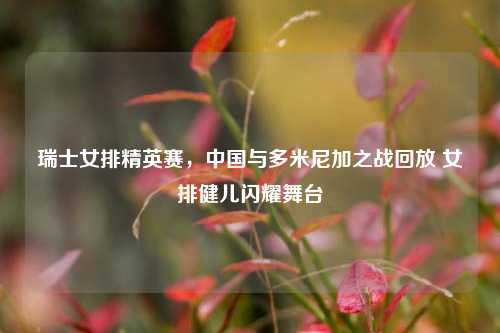 瑞士女排精英赛，中国与多米尼加之战回放 女排健儿闪耀舞台