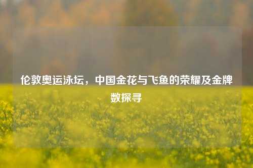 伦敦奥运泳坛，中国金花与飞鱼的荣耀及金牌数探寻
